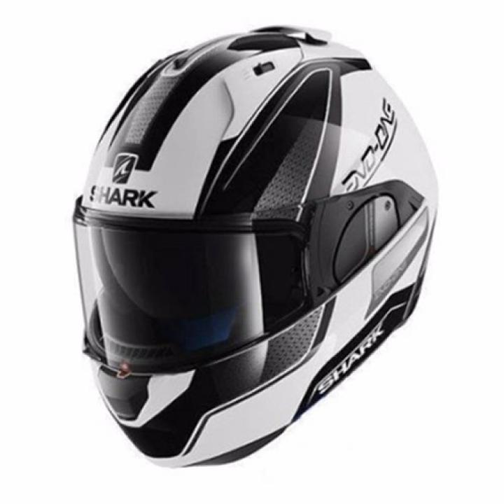 SHARK EVO-ONE Helmet Features, Model Name: EVO-ONE, Weight: 1.5, Material: 1, Certificate: UN ECE REG 22.05, All SHARK Model Specifications
