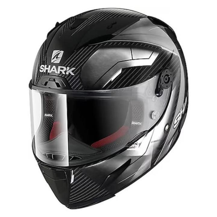 SHARK RACE R PRO CARBON Helmet Features, Model Name: RACE R PRO CARBON, Weight: 1.3, Material: 4, Certificate: UN ECE REG 22.05, All SHARK Model Specifications