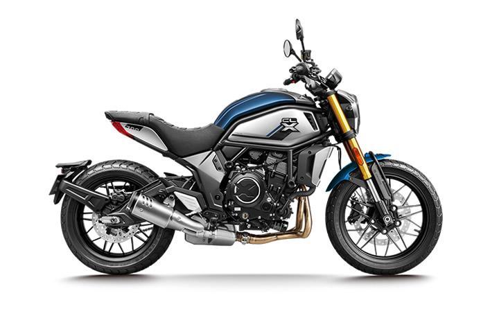 CF MOTO 700CL-X HERITAGE Motorcycle Model Specifications: Torkue:68nm., Power:74hp, Weight:196, Top Speed:220, Fuel Capacity: 13, Fuel consumption: 6, Number of Cylinders:2, Number of Valve: 8