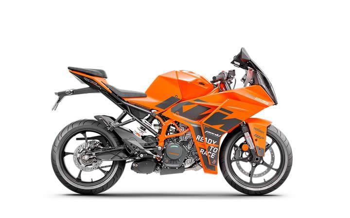 KTM RC 200 Motorcycle Model Specifications: Torkue:19.5nm., Power:25hp, Weight:140, Top Speed:145, Fuel Capacity: 13.7, Fuel consumption: 3, Number of Cylinders:1, Number of Valve: 4