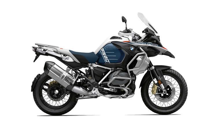 BMW R 1250 GS Motorcycle Model Specifications: Torkue:143nm., Power:136hp, Weight:216, Top Speed:235, Fuel Capacity: 24, Fuel consumption: 5.2, Number of Cylinders:2, Number of Valve: 8