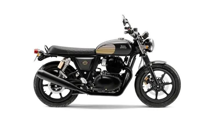 Royal Enfield Interceptor 650 Motorcycle Model Specifications: Torkue:54nm., Power:47hp, Weight:217, Top Speed:190, Fuel Capacity: 13.7, Fuel consumption: 4.2, Number of Cylinders:2, Number of Valve: 8