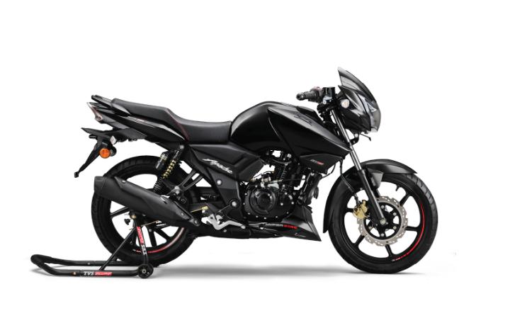 TVS Apache RTR 160 Motorcycle Model Specifications: Torkue:13.8nm., Power:16hp, Weight:138, Top Speed:107, Fuel Capacity: 12, Fuel consumption: 2.8, Number of Cylinders:1, Number of Valve: 4