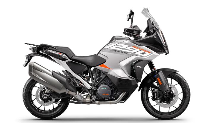 KTM 1290 Super Adventure S Motorcycle Model Specifications: Torkue:138nm., Power:160hp, Weight:227, Top Speed:250, Fuel Capacity: 23, Fuel consumption: 5.7, Number of Cylinders:2, Number of Valve: 8